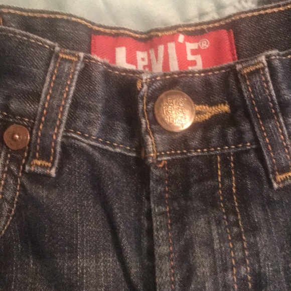 ❤️(84) Kids Levi’s 514 slim straight jeans size 12 regular. 26W by 26 1/2 - Picture 6 of 10